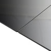 Gartentisch Nihat schwarz 190x90x74cm (Aluminium und Glas)