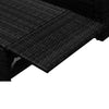 Schwarze Gartenlounge Sirghe (2-teilig, mit Kissen, Polyrattan)