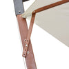 Weißer Sevia Ampelschirm 350cm (Holzgestell)