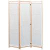 Cremefarbener Raumteiler Iren 120x170x4cm (3-teilig, Stoff)