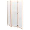 Cremefarbener Raumteiler Iren 120x170x4cm (3-teilig, Stoff)