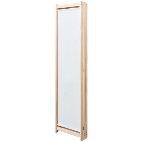 Cremefarbener Raumteiler Iren 120x170x4cm (3-teilig, Stoff)
