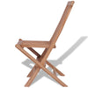 Klappbare Gartenstühle Sinclita (4 Stück Teak)