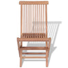 Klappbare Gartenstühle Sinclita (4 Stück Teak)