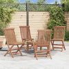 Klappbare Gartenstühle Sinclita (4 Stück Teak)