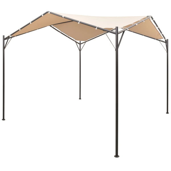 Beiger Pavillon Ladislaus 4x4 (Stahl)