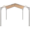 Beiger Pavillon Ladislaus 4x4 (Stahl)