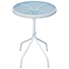 Schwarzes Bistro-Set Liliane (3-teilig, Stahl)