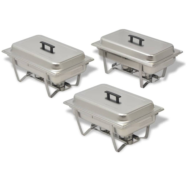 3-teiliges Chafing Dish Set Ervinke (Edelstahl)