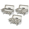 3-teiliges Chafing Dish Set Ervinke (Edelstahl)
