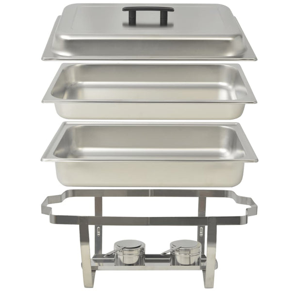 3-teiliges Chafing Dish Set Ervinke (Edelstahl)