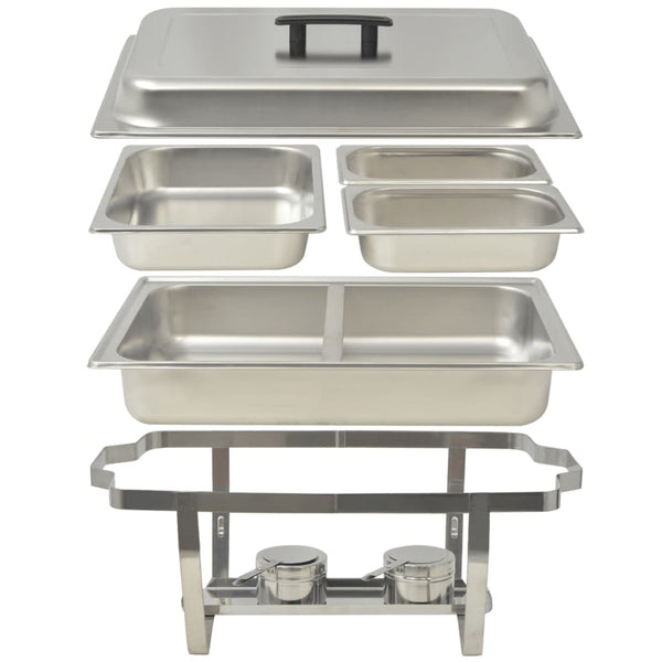 3-teiliges Chafing Dish Set Ervinke (Edelstahl)
