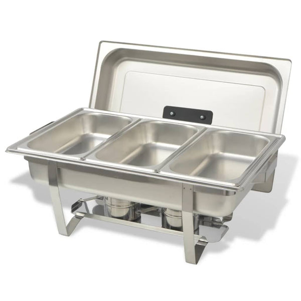 3-teiliges Chafing Dish Set Ervinke (Edelstahl)