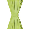 Grüne Microsatin-Ösenschals Capsuna 140x225cm (2 Stück)