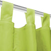 Grüne Microsatin-Ösenschals Capsuna 140x225cm (2 Stück)