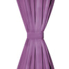 Violette Mikrosatin-Vorhänge mit Ösen Capsuna 140x225cm (2 Stück)