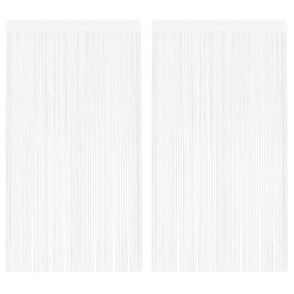 Weiße Fadengardinen Norwood 100x250cm (2 St.)