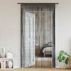 Schwarzer Fadenvorhang Norwood 100x250cm (2 St.)