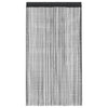 Schwarzer Fadenvorhang Norwood 100x250cm (2 St.)