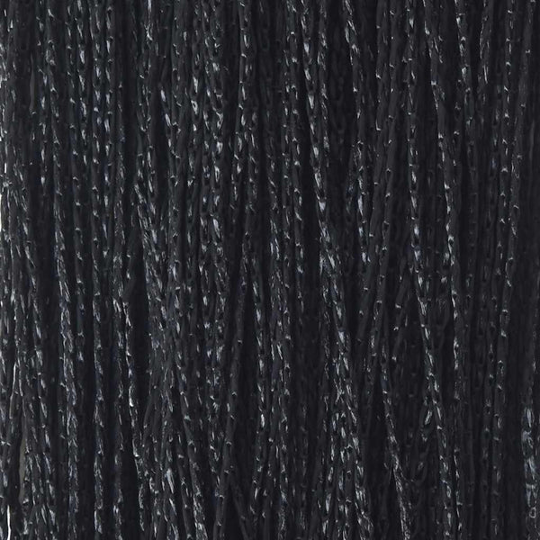 Schwarzer Fadenvorhang Norwood 100x250cm (2 St.)