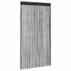 Schwarze Fadenvorhänge Norwood 140x250cm (2 St.)