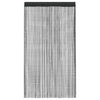 Schwarze Fadenvorhänge Norwood 140x250cm (2 St.)