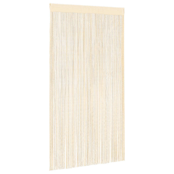 Creme Fadenvorhänge Norwood 140x250cm (2 Stk.)