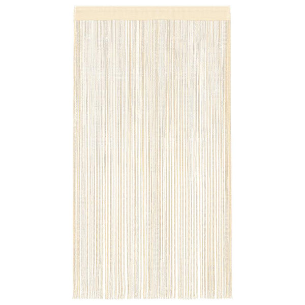 Creme Fadenvorhänge Norwood 140x250cm (2 Stk.)
