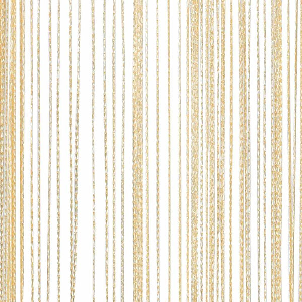 Creme Fadenvorhänge Norwood 140x250cm (2 Stk.)