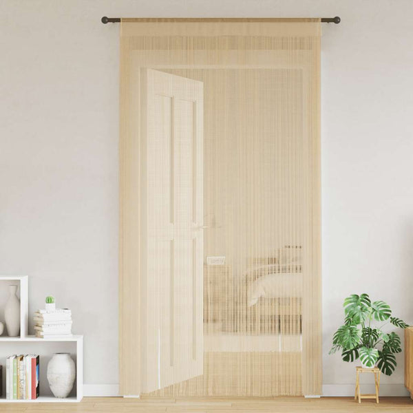 Beige Fadengardinen Norwood 100x250cm (2 St.)