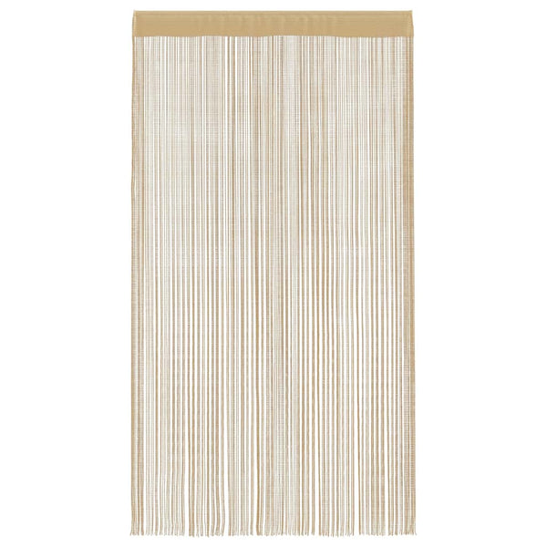 Beige Fadengardinen Norwood 100x250cm (2 St.)