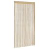 Beige Fadenvorhänge Norwood 140x250cm (2 Stück)