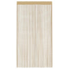 Beige Fadenvorhänge Norwood 140x250cm (2 Stück)