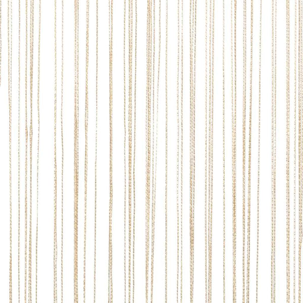 Beige Fadenvorhänge Norwood 140x250cm (2 Stück)