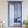 Blauer Fadenvorhang Norwood 140x250cm (2 St.)