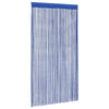 Blauer Fadenvorhang Norwood 140x250cm (2 St.)