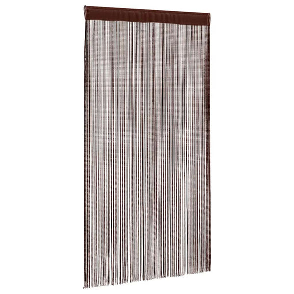 Brauner Fadenvorhang Norwood 140x250cm (2 Stk.)