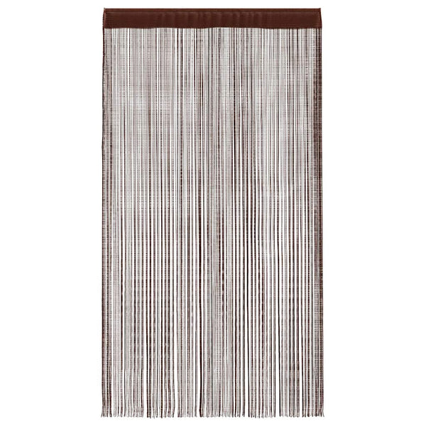 Brauner Fadenvorhang Norwood 140x250cm (2 Stk.)