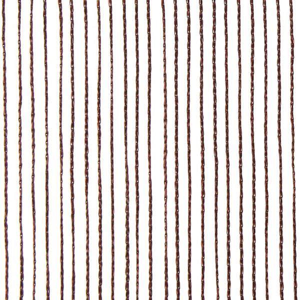 Brauner Fadenvorhang Norwood 140x250cm (2 Stk.)