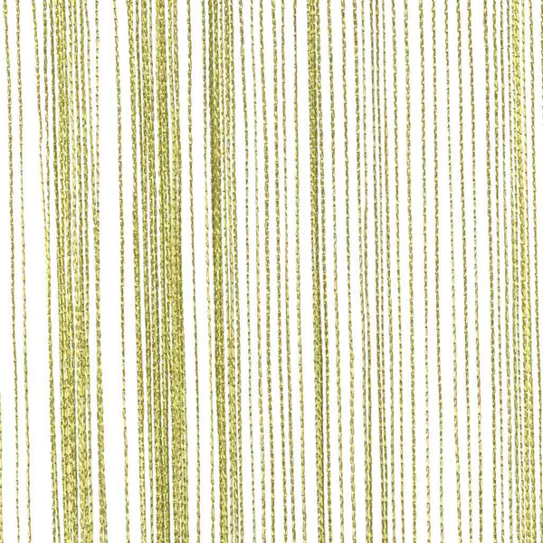 Grüner Fadenvorhang Norwood 100x250cm (2 Stück)