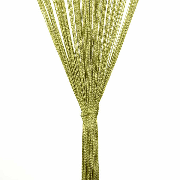 Grüner Fadenvorhang Norwood 140x250cm (2 St.)