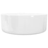 Weißes rundes Keramikwaschbecken Ignacz 40x15cm