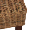 Braune natürliche Esszimmerstühle Condrate 2 Stk. (Rattan)