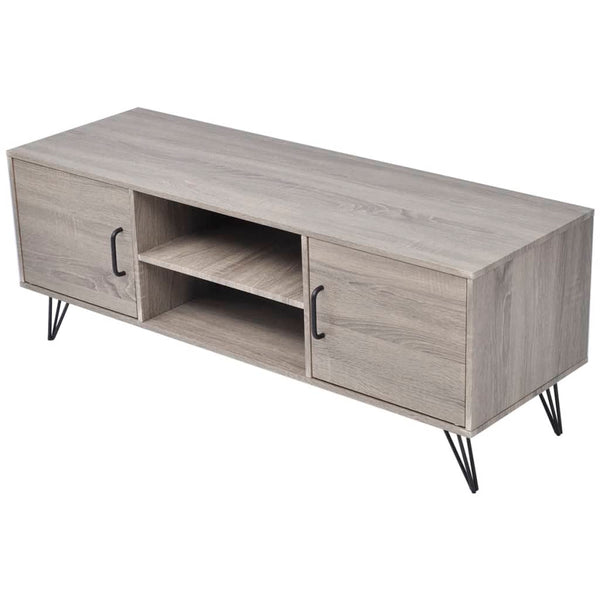 Harmaa tv-taso Rromilor 120x40x45cm