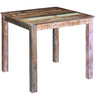 Esstisch aus recyceltem Massivholz Adolphus 80x82x76cm