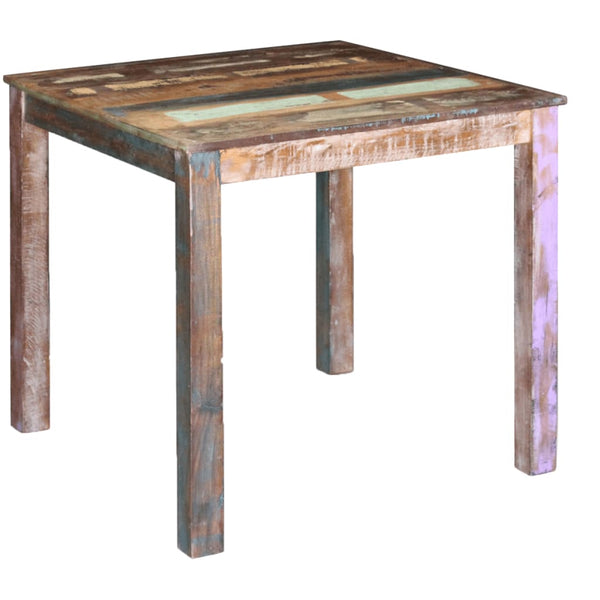Esstisch aus recyceltem Massivholz Adolphus 80x82x76cm