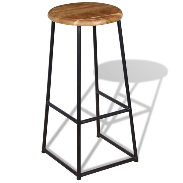Barhocker Aniyah (2 Stück Teak)