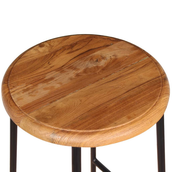 Barhocker Aniyah (2 Stück Teak)