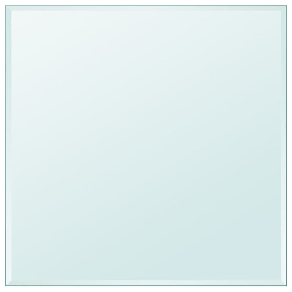 Tischplatte Edvina 700x700 mm quadratisch aus gehärtetem Glas