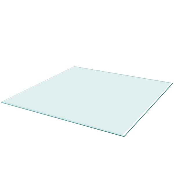Gehärtete Glas-Tischplatte Edvina 800x800 mm (quadratisch)